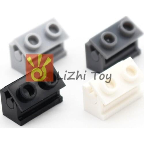 MOC Bricks 3937/3938 Hinge Brick 1x2 Base with Hinge Brick 1x2 Top DIY Enlighten Block Brick Compatible with Assembles Particles