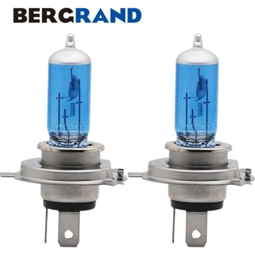 H4 Halogen 12V 60/55W Lamps for Car 4300K Xenon Gas 9003 Hard Glass Car Headlight Light Bulbs For Auto Mitsubishi P43t 2PCS