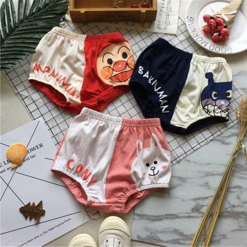 Tonytaobaby Summer Wear New Style Baby Cartoon Contrast Color Pants Pure Cotton Toddler Girl Pants Kids Pants