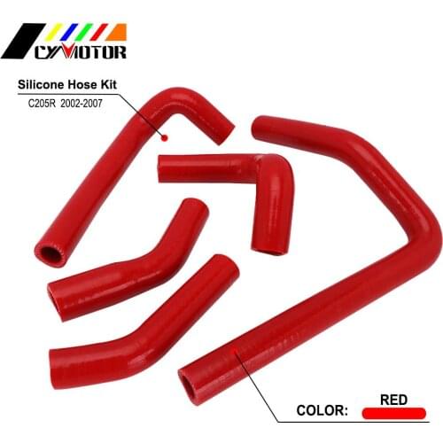 Motorcycle Silicone Radiator Coolant Hose Water Pipe For Honda CR250R CR 250R 250 R 2002 2003 2004 2005 2006 2007