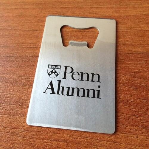 10pcs Customized Personalized Stainless Steel Bottle Openers Credit Card Sized Bottle Opener Bar Beer Opener Laser Engrave Logo