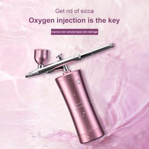 Portable Airbrush Nano Spray Cake Air-brush High-pressure Water Replenishing Instrument Deep Facial Cleaning Skin Care Beauty