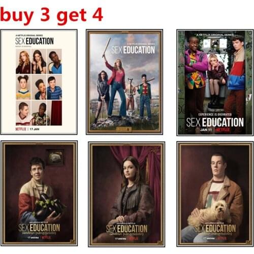 Sex Education Season 1 2 poster Home Decor Home Decoration Stickers Posters Wall Stickers buy 3 get 4