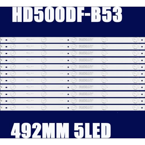 LED Backlight strip 5 lamp for Hisense HD500DF-B53 50H5GB 50H4C 50H5C HD500DF-B57 LC-50N5000U LC-50N4000U NS-50D550NA16