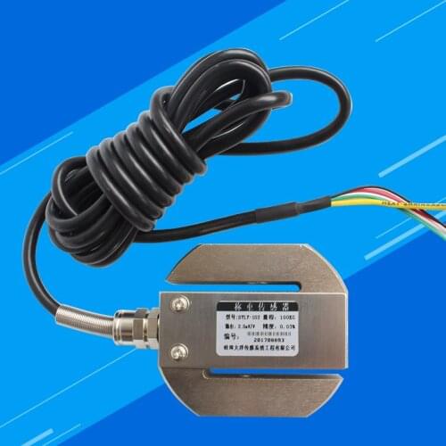 High-precision Round S-type Tension Pressure Load Cell Sensor force measurement weight gravity weighing 1kg to 5t