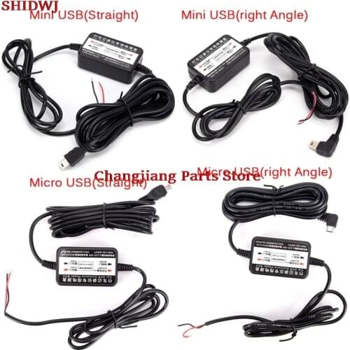 1Pcs 2*1.18in Micro/Mini USB Hard Wired Car Charger Power Inverter Converter For GPS Tablet Phone DVR recorder