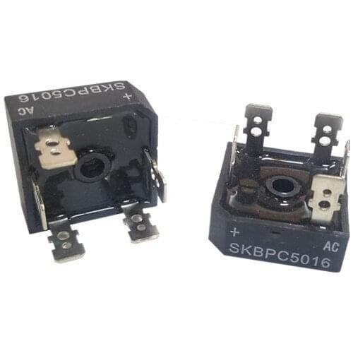 1PCS SKBPC5016 KBPC5016 C5016 DIP 50A 1600V SKBPC 5016 Three-phase rectifier bridge Five-legged bridge rectifier bridge stack