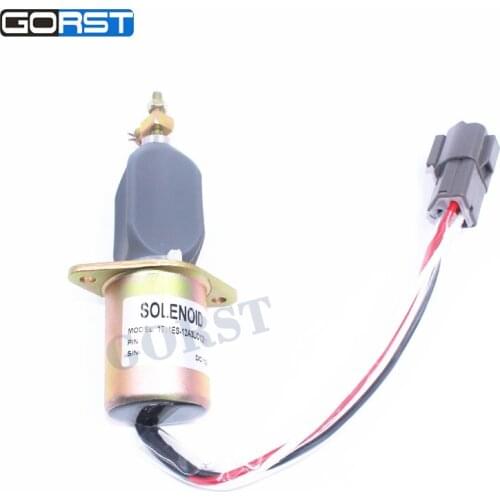 1751ES-12A3UC12B1S Automobile Flameout switch valve Excavator Fuel Shutdown Solenoid Shutoff valve for Hyundai Small Excavator