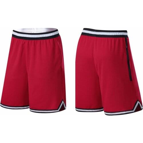 2021Men Basketball Shorts Sport Running Shorts Outdoor Training Fitness Short Sweatpant Loose Beach Short Pants Zipper Pocket