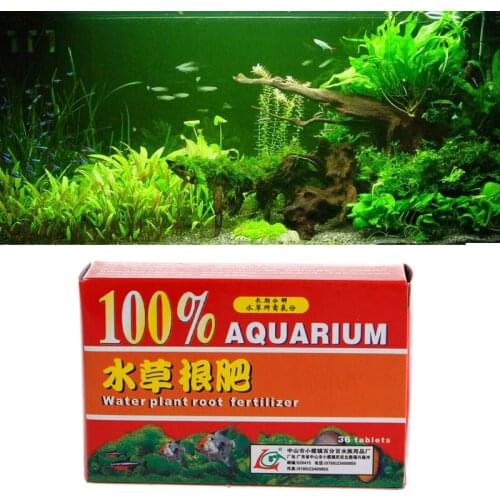 36pc/Box Aquarium Fish Tank Aquatic Cylinder Water Plant Root Fertilizer Tablets