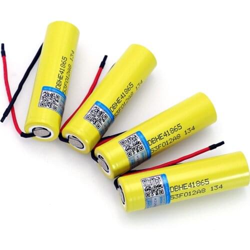 4PCS VariCore brand new original HE4 18650 battery 2500mAh 3.6V 20A 35A high power HE4 rechargeable battery 18650+DIY line