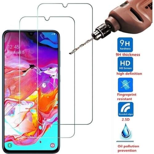 2PCS Tempered Glass For Samsung Galaxy S20 FE A10 A11 A20 A20E A30 A30s A40 A41 A50 A51 A40s A70 A71 A80 A90 Screen Protector
