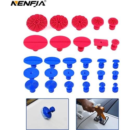 Car Tools ABS Glue Tabs Auto Body Pulling Car Paintless Dent Repair Tools Glue Tabs Fungus Suction Cup Suckers Dent Removal