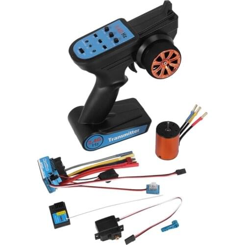 Brushless Upgrade Kit Motor ESC Receiver Remote Controller Servo Set for WLtoys 144001 A959-B A979-B RC Car Spare Parts