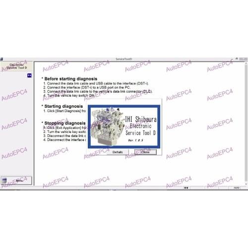 IHI Shibaura Electronic Service Tool D