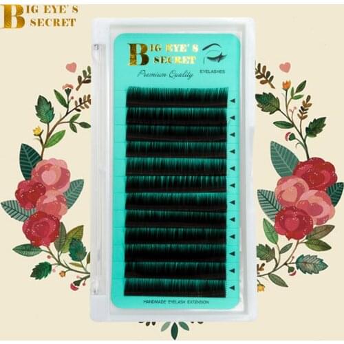 BES Individual Lash Extension Supplies Faux Mink Eyelashes Extension J B C D L Curl 8-15mm Russian Volume Lash Individual Lash