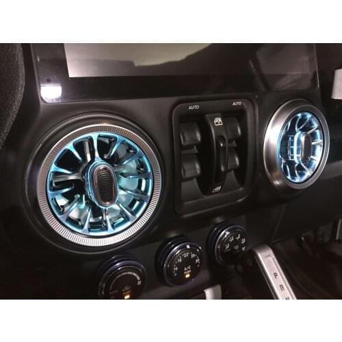 JL1197 atmosphere light for jeep wrangler JL 2018+ abs 13 fixed color 32 color breathing mode Air outlet RGB led LAMP LANTSUN