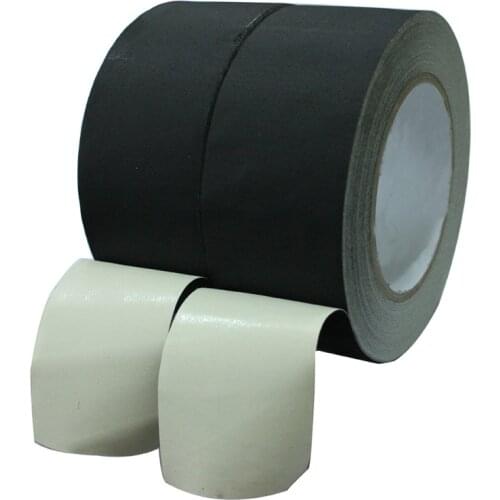 5cmx10M Adhesive single sided marking tape waterproof Black Cloth Duct Tape for diy Craft Repair Wire organizer wrapping tape
