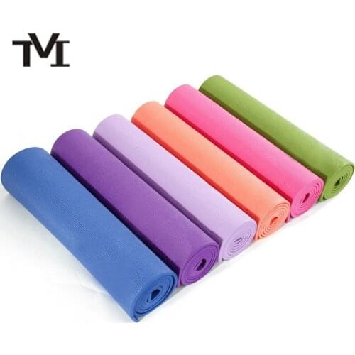 Yoga Mat environmental 6mm beginners lengthened and widened thickened anti-skid body-building blanket authentic special