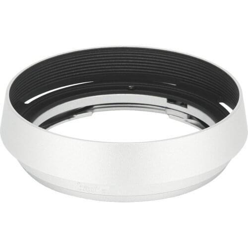 Haoge LH-ZM36 Bayonet Metal Round Lens Hood Shade Compatible with Carl Zeiss Distagon T 1.4/35 35mm f1.4 ZM Lens silver