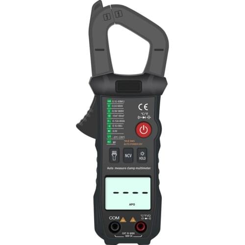 Professional Digital Multimeter Clamp Meter DC/AC Current Tester Multimeter 6000 Counts True RMS Ampere Meter for Eletric Test