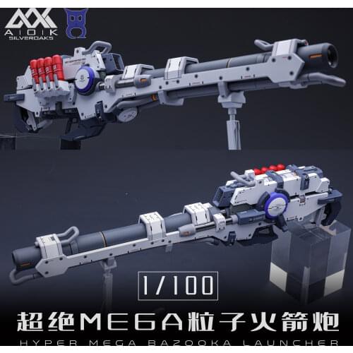 AOK Unpainted Refitting Suite of Hyper Mega Bazooka Launcher for MG 1/100 RX-93 Hi-v gundam model Mobile Suit