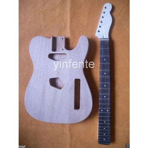New Unfinished electric guitar neck & Guitar bod Mahogany 1 set