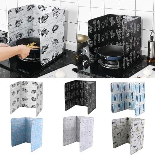 Aluminum Foil Oil Baffle Anti-Splashing Kitchen Utensils Oil Plate Barrier Stove Cooking Heat Insulation Kitchen Accessories