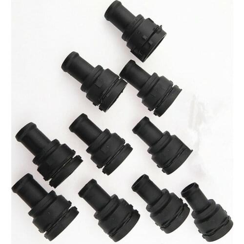 Qty10 1.8T Car Coolant Flange Radiator Hose For Audi TT A3 A5 Q2 TT VW Golf Jetta Beetle Caddy Bora Polo Seat Leon 3B0 122 291B