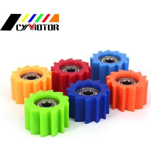 Motorcycle M8 M10 Drive Chain Pulley Roller Slider Tensioner Wheel Guide For KTM HONDA YAMAHA KAWASAKI SUZUKI CRF YZF EXC RMZ KX