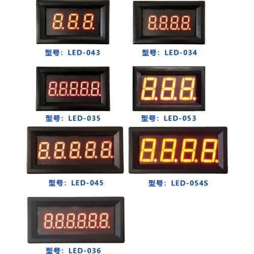 RS485 Serial Port Meter LED Digital Tube Display 485 TTL Display Module PLC Communication MODBUS RTU ASCII DC 5V - 36V 12V 24V