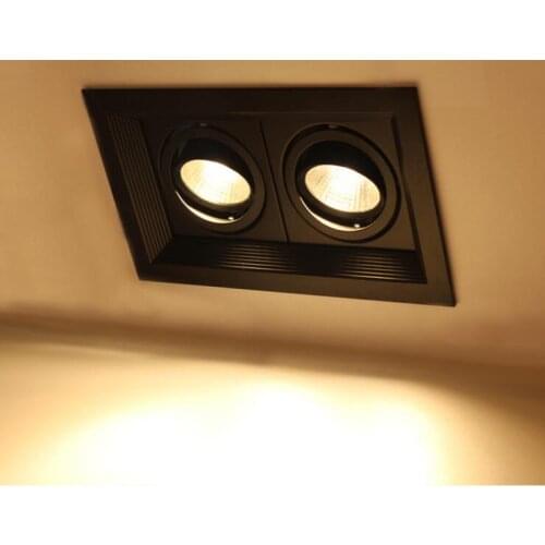 Super Bright Recessed square LED Dimmable Downlight COB 10w 20W 30w LED Spot light LED decoration Ceiling Lamp