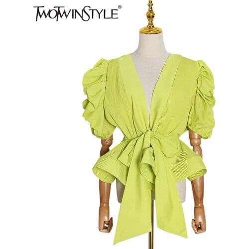 Летние блузки TWOTWINSTYLE China At AliExpress