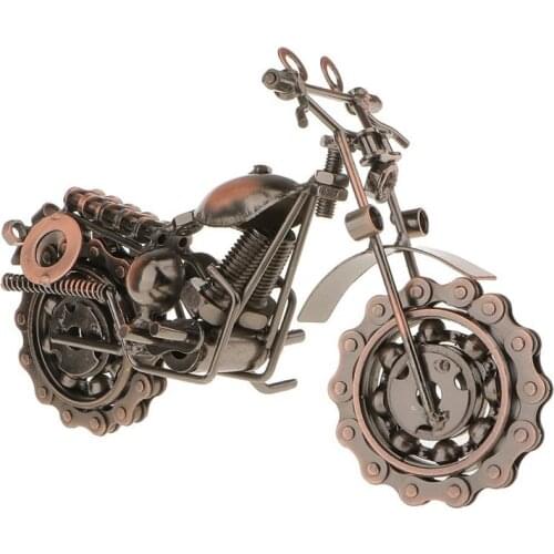 Vintage Metal Craft Motorbike Motorcycle Model Home Decor Ornament Gift Kids Mini Motorcycle Rc motos Remote Contro Motorbike
