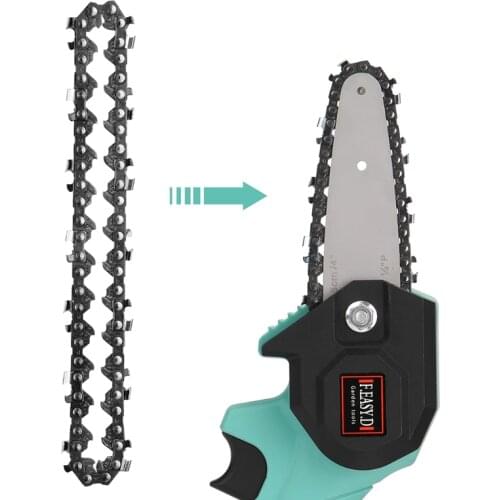 Replacement 4-Inch Saw Chain for Cordless Electric Protable Battery Handheld Chain Saw