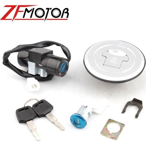 Motorcycle Ignition Switch Lock Fule Gas Tank Cap Seat Handle Locks for Honda CBR125 CBR 125 2004-2010 2009 2007 2006 2005