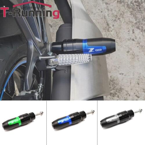 Motorcycle Frame Slider Crash protector ZH2 anti-crash pad For Kawasaki Z H2 Zh2 2019-2020 CNC fairing-guard logo "ZH2"