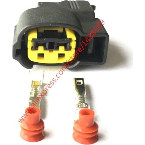 5 Sets 2 Pin Auto Ignition Coil Plug Horn Socket 49093-0211 Female Connector For HYUNDAI KIA