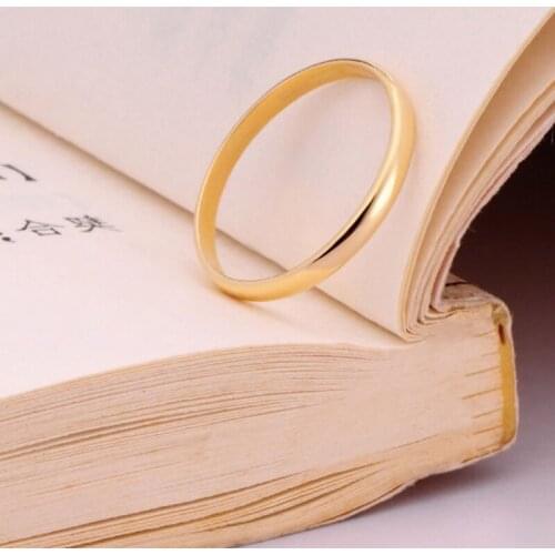 1PC Brand New Simple Round Ring For Women Engagement Wedding Ring Valentines Day Gift Minimalist Jewelry