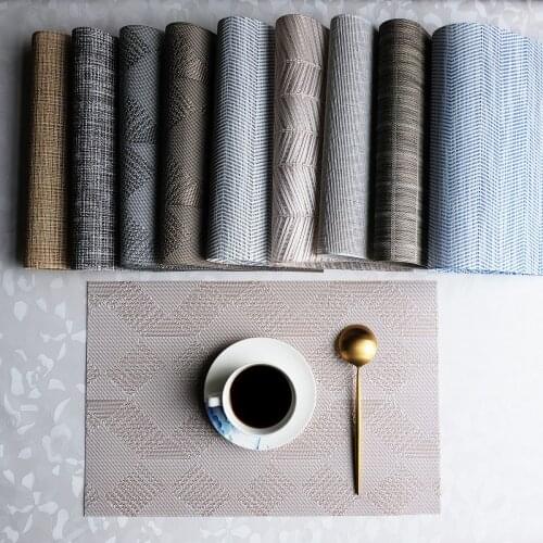 44x29cm Insulation Pads PVC Napkin Nordic Western Placemat Waterproof For Wedding Decoration Family Dinner Baby birthday Napkin