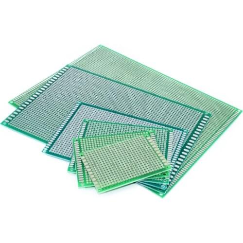 5pcs/lot 5x7 4x6 3x7 2x8 6x8 7x9 double Side Copper Prototype PCB Universal Board Experimental Development Plate For Arduino