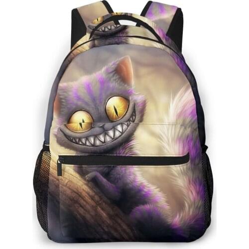 Alice In Wonderland Backpack for Girls Boys Travel RucksackBackpacks for Teenage school bag