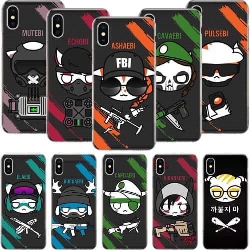 Game Rainbow Six Siege Phone Case For iPhone 11 12 Pro XS XR X Max 7 8 6 6S Plus Mini + 5 SE Pattern Customized Coque Cover Capa