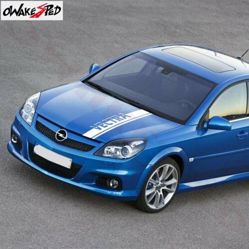 Car Hood Bonnet Decor Sticker Engine Cover Vinyl Decals For-Opel Vectra b c Auto Head Sport Stripes Styling Stickers