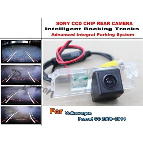 For Volkswagen VW Passat CC 2008~2014 Car Dynamic Tragectory Path / HD CCD Night Vision / Car Rear Camera / Reverse Camera