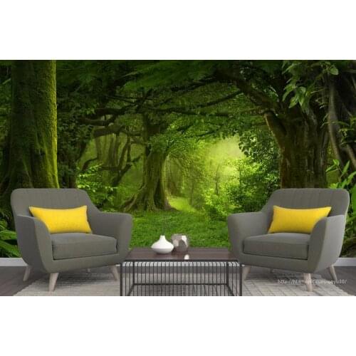 Customize photo wall paper Woodland meadow 3d wall murals wallpaper Living room bedroom landscape wallpaper