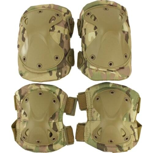 2016 Hot sale Tactical Outdoor Knee pads Durable Airsoft Knee & Elbow Protector Pads Black Green Army Knee Pads