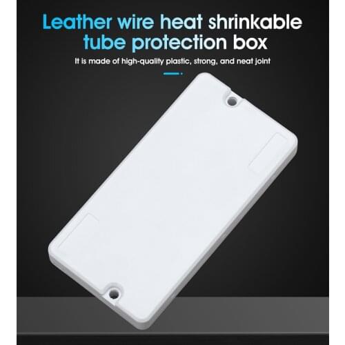 Drop cable protection box Optical fiber Protection box heat shrink tubing to protect fiber splice tray 2 into 2 out 100pcs