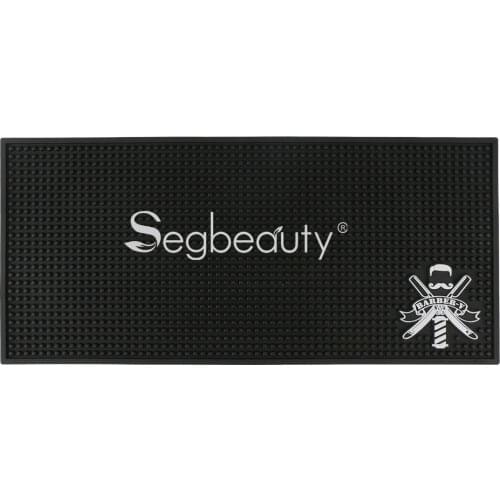 Segbeauty Salon Barber Mat Black Flexible PVC Nonslip Material for Styling Station Work Station Salon Tools Barber Shop Demand