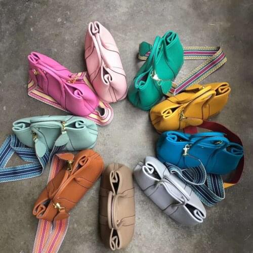 New Female Portable Garden Party Bag PU Leather Large Capacity Litchi Grain Tote Bag Wide Shoulder Strap Crossbody Shopping Bag